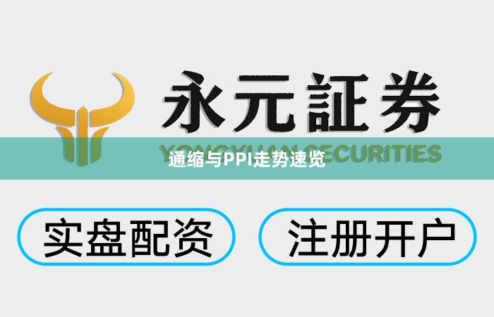 通缩与PPI走势速览